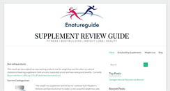 Desktop Screenshot of enatureguide.com